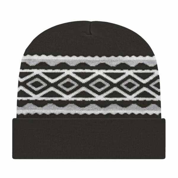 USA- Made Diamond Cuffed Beanie Thumbnail