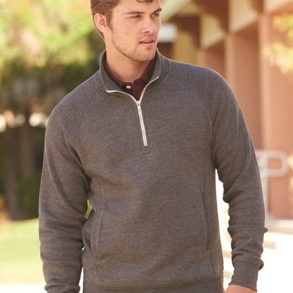 Men's Triblend Quarter-Zip Sweatshirt Thumbnail