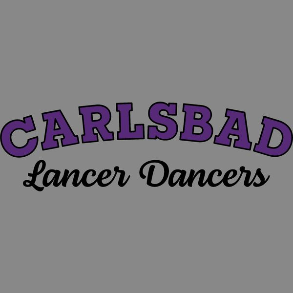 Carlsbad Lancer Dancers Script PurpBlack Thumbnail