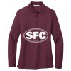 Women's Silk Touch Long Sleeve Polo Thumbnail