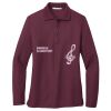 Women's Silk Touch Long Sleeve Polo Thumbnail