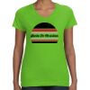 Women's V-Neck Fine Jersey Tee Thumbnail