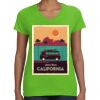 Women's V-Neck Fine Jersey Tee Thumbnail