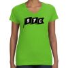 Women's V-Neck Fine Jersey Tee Thumbnail
