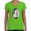 Women's V-Neck Fine Jersey Tee Thumbnail