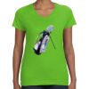 Women's V-Neck Fine Jersey Tee Thumbnail