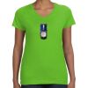 Women's V-Neck Fine Jersey Tee Thumbnail