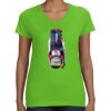 Women's V-Neck Fine Jersey Tee Thumbnail