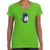 Women's V-Neck Fine Jersey Tee Thumbnail