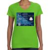 Women's V-Neck Fine Jersey Tee Thumbnail