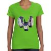 Women's V-Neck Fine Jersey Tee Thumbnail