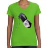 Women's V-Neck Fine Jersey Tee Thumbnail