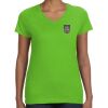 Women's V-Neck Fine Jersey Tee Thumbnail