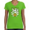 Women's V-Neck Fine Jersey Tee Thumbnail
