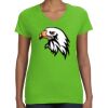 Women's V-Neck Fine Jersey Tee Thumbnail