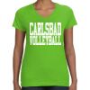 Women's V-Neck Fine Jersey Tee Thumbnail