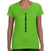 Women's V-Neck Fine Jersey Tee Thumbnail