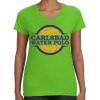 Women's V-Neck Fine Jersey Tee Thumbnail