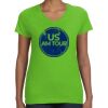 Women's V-Neck Fine Jersey Tee Thumbnail