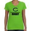 Women's V-Neck Fine Jersey Tee Thumbnail