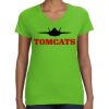 Women's V-Neck Fine Jersey Tee Thumbnail
