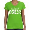 Women's V-Neck Fine Jersey Tee Thumbnail