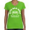 Women's V-Neck Fine Jersey Tee Thumbnail