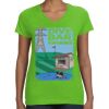 Women's V-Neck Fine Jersey Tee Thumbnail