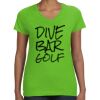 Women's V-Neck Fine Jersey Tee Thumbnail