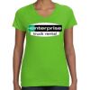 Women's V-Neck Fine Jersey Tee Thumbnail