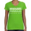 Women's V-Neck Fine Jersey Tee Thumbnail