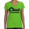 Women's V-Neck Fine Jersey Tee Thumbnail