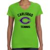 Women's V-Neck Fine Jersey Tee Thumbnail