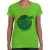 Women's V-Neck Fine Jersey Tee Thumbnail