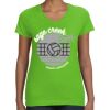 Women's V-Neck Fine Jersey Tee Thumbnail