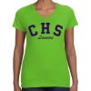 Women's V-Neck Fine Jersey Tee Thumbnail