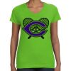 Women's V-Neck Fine Jersey Tee Thumbnail