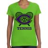 Women's V-Neck Fine Jersey Tee Thumbnail
