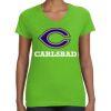 Women's V-Neck Fine Jersey Tee Thumbnail