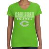 Women's V-Neck Fine Jersey Tee Thumbnail