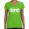 Women's V-Neck Fine Jersey Tee Thumbnail