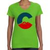 Women's V-Neck Fine Jersey Tee Thumbnail
