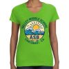 Women's V-Neck Fine Jersey Tee Thumbnail