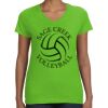 Women's V-Neck Fine Jersey Tee Thumbnail
