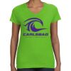 Women's V-Neck Fine Jersey Tee Thumbnail
