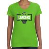 Women's V-Neck Fine Jersey Tee Thumbnail