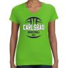 Women's V-Neck Fine Jersey Tee Thumbnail