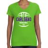 Women's V-Neck Fine Jersey Tee Thumbnail