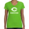 Women's V-Neck Fine Jersey Tee Thumbnail
