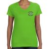 Women's V-Neck Fine Jersey Tee Thumbnail